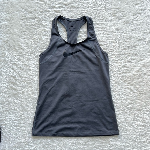 Nike Dri-Fit Tank Top Grey Sz XS - Picture 1 of 4